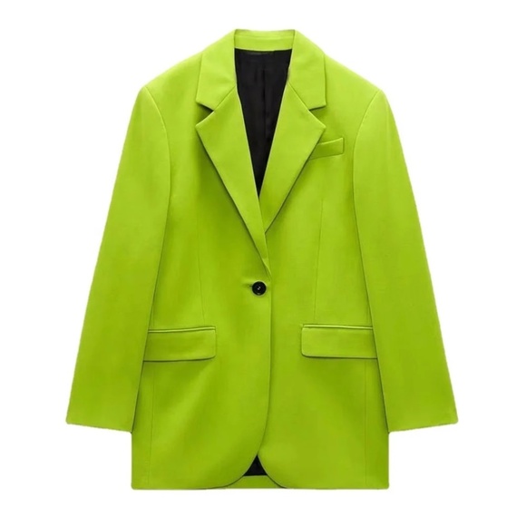 Zara Inspired Green Blazer & Skort Set - Picture 5 of 6